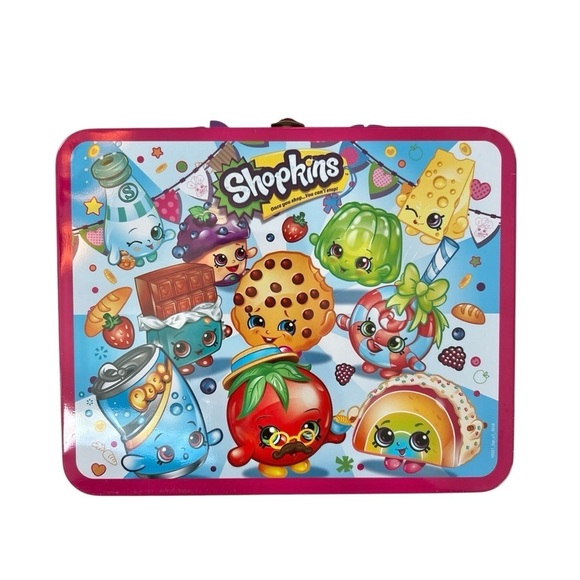 Shopkins Jigsaw Puzzle in Metal Lunch Tin Carrying Case - Picture 4 of 5